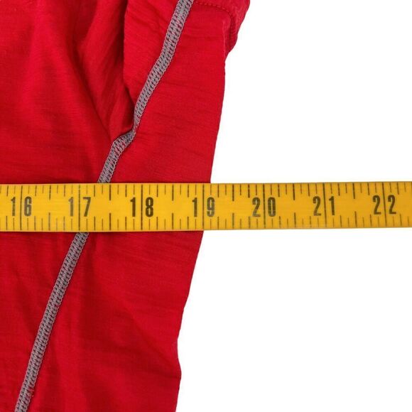 Icebreaker Men's Short Sleeve Crew Merino Shirt Red Small - Picture 5 of 6